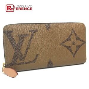 Louis Vuitton Monogram Giant Zippy Wallet Reverse Canvas Brown